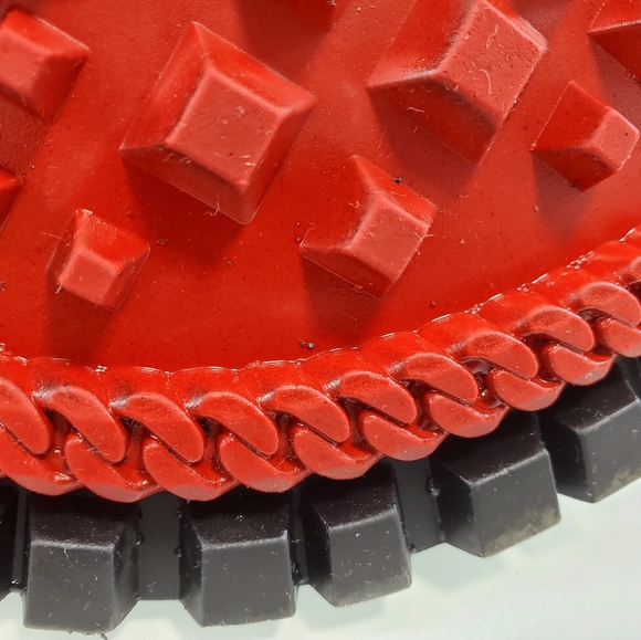 NWT$1,245 Louboutin Trapman Lace-up Black Leather Combat Boot Sz 42.5 (US 9.5) - Picture 15 of 17